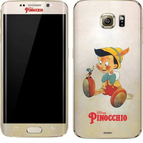 Disney Pinocchio Vintage Portrait Galaxy S7 Edge Skin