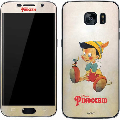 Disney Pinocchio Vintage Portrait Galaxy S7 Skin