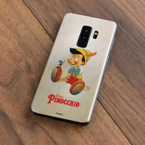 Disney Pinocchio Vintage Portrait Galaxy S9 Plus Skin