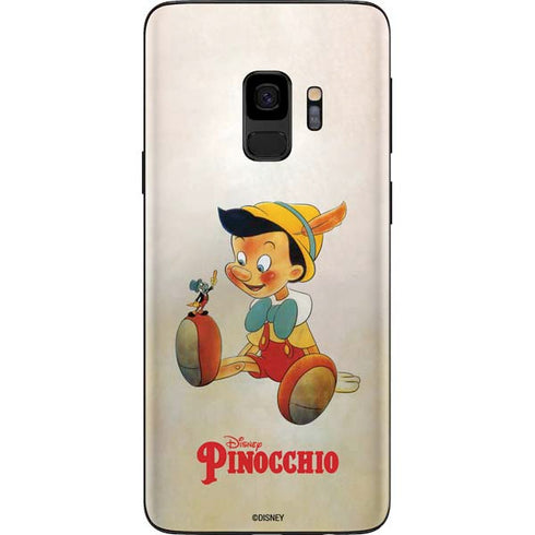 Disney Pinocchio Vintage Portrait Galaxy S9 Skin