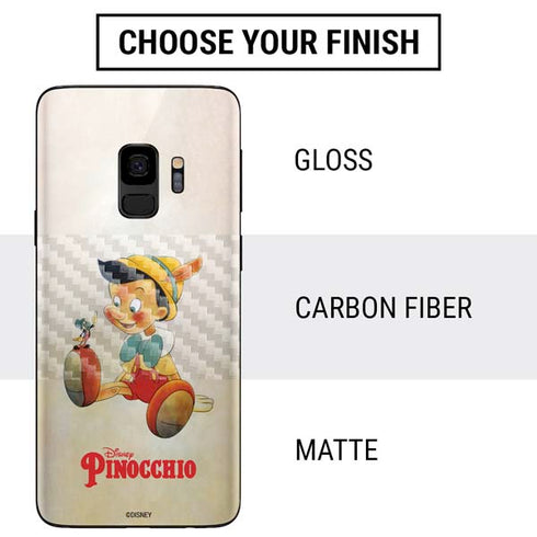 Disney Pinocchio Vintage Portrait Galaxy S9 Skin