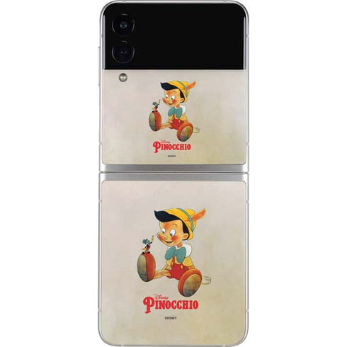 Disney Pinocchio Vintage Portrait Galaxy Z Flip3 5G Skin