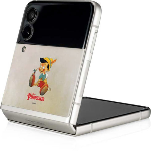 Disney Pinocchio Vintage Portrait Galaxy Z Flip3 5G Skin