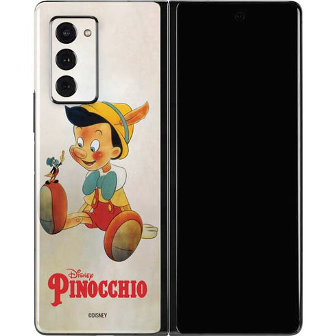 Disney Pinocchio Vintage Portrait Galaxy Z Fold2 5G Skin