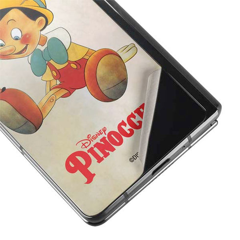Disney Pinocchio Vintage Portrait Galaxy Z Fold2 5G Skin