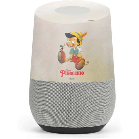 Disney Pinocchio Vintage Portrait Google Home Skin