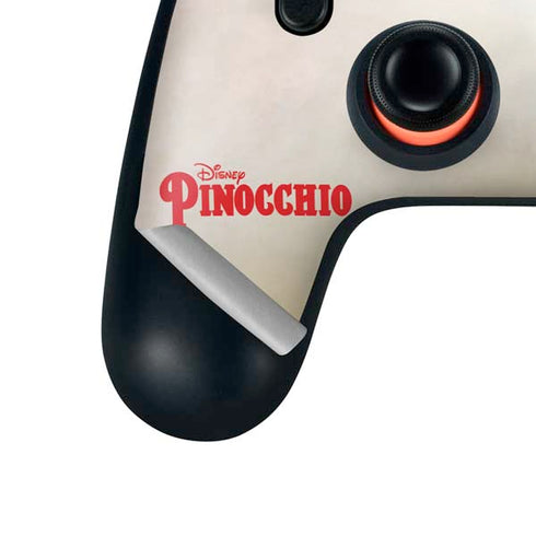 Disney Pinocchio Vintage Portrait Google Stadia Controller Skin