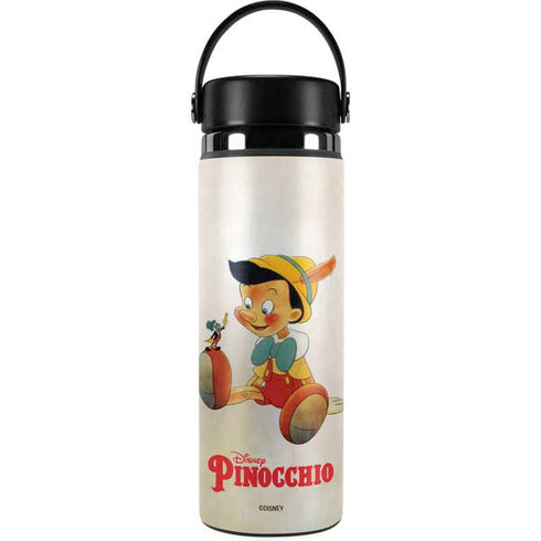 Disney Pinocchio Vintage Portrait Hydro Flask 20oz Wide Mouth Skin