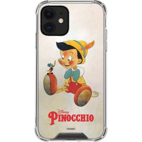 Disney Pinocchio Vintage Portrait iPhone 12 Clear Case