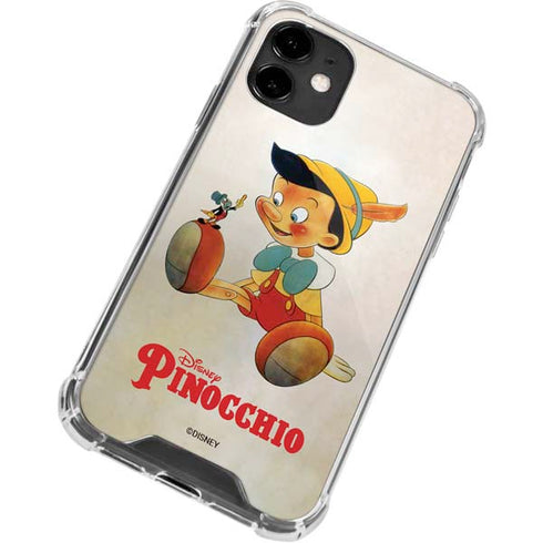 Disney Pinocchio Vintage Portrait iPhone 12 Clear Case