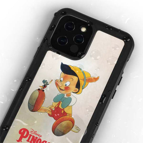 Disney Pinocchio Vintage Portrait iPhone 12 Pro Waterproof Case
