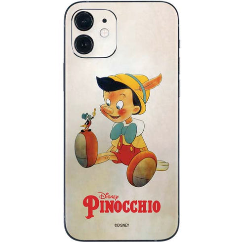 Disney Pinocchio Vintage Portrait iPhone 12 Skin