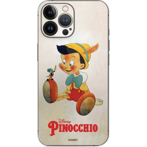 Disney Pinocchio Vintage Portrait iPhone 13 Pro Max Skin