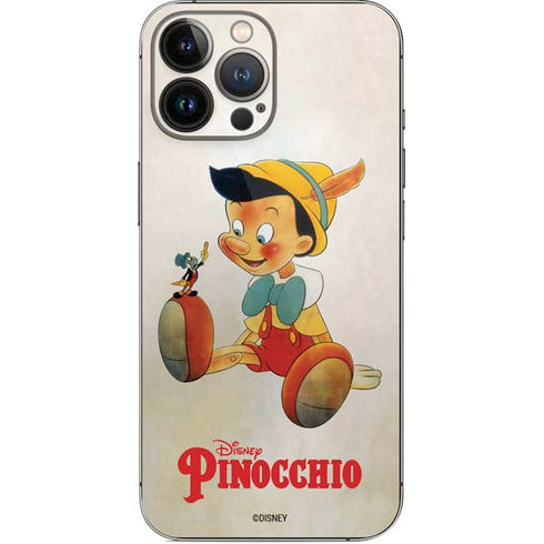 Disney Pinocchio Vintage Portrait iPhone 14 Pro Max Skin