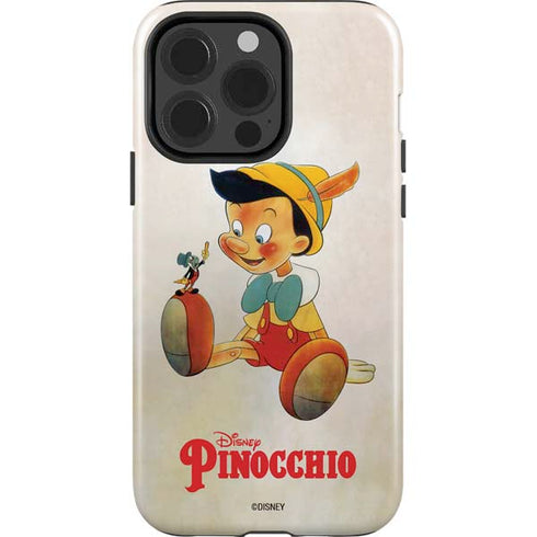 Disney Pinocchio Vintage Portrait iPhone 15 Pro Impact Case