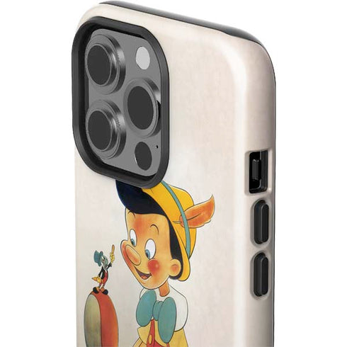 Disney Pinocchio Vintage Portrait iPhone 15 Pro Impact Case