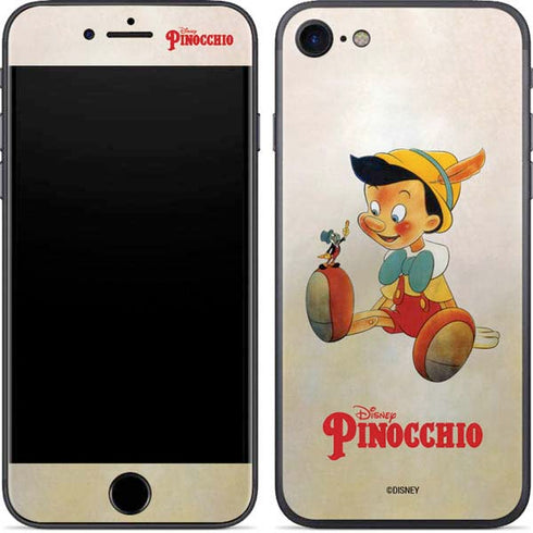 Disney Pinocchio Vintage Portrait iPhone 8 Skin