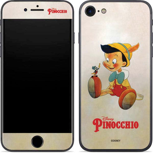 Disney Pinocchio Vintage Portrait iPhone SE (2nd & 3rd Gen) Skin