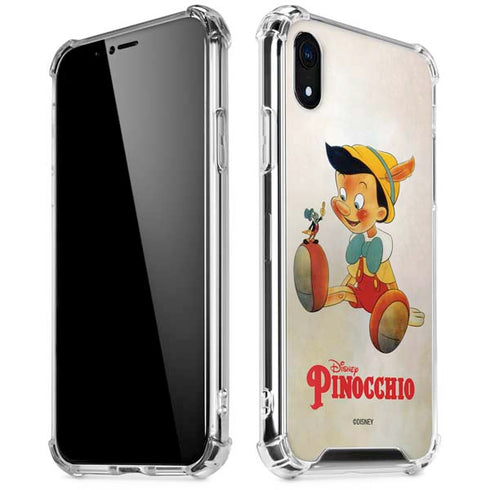 Disney Pinocchio Vintage Portrait iPhone XR Clear Case