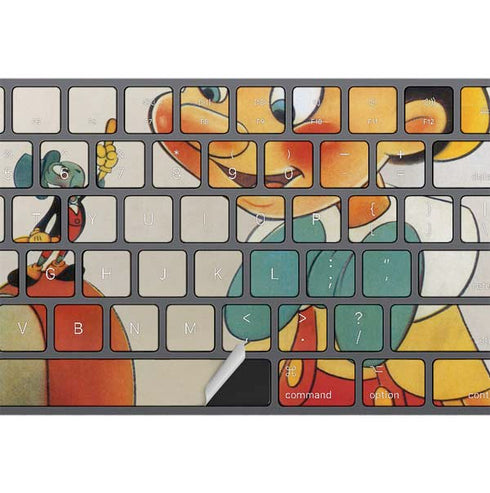 Disney Pinocchio Vintage Portrait Magic Keyboard with Numeric Keypad Skin