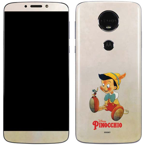 Disney Pinocchio Vintage Portrait Moto E5 Plus Skin