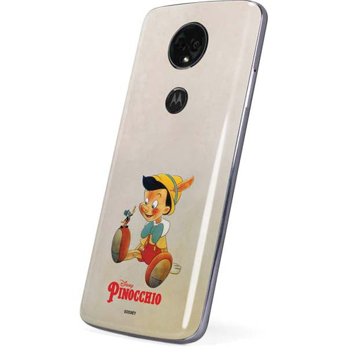 Disney Pinocchio Vintage Portrait Moto E5 Plus Skin