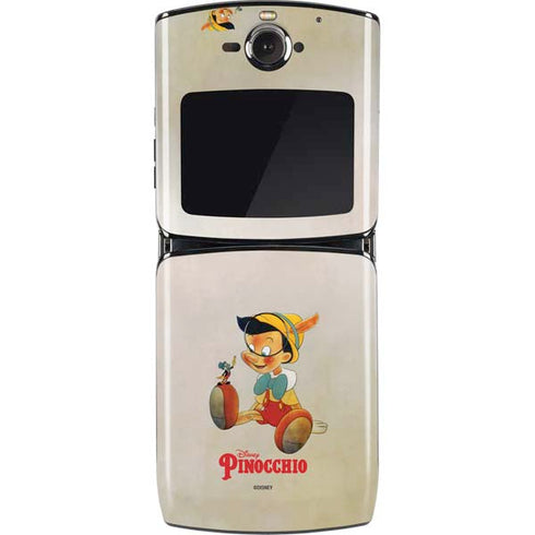 Disney Pinocchio Vintage Portrait Motorola RAZR Skin