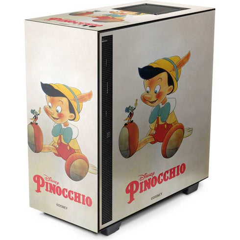 Disney Pinocchio Vintage Portrait NZXT H510 Compact ATX Mid-Tower Case Skin