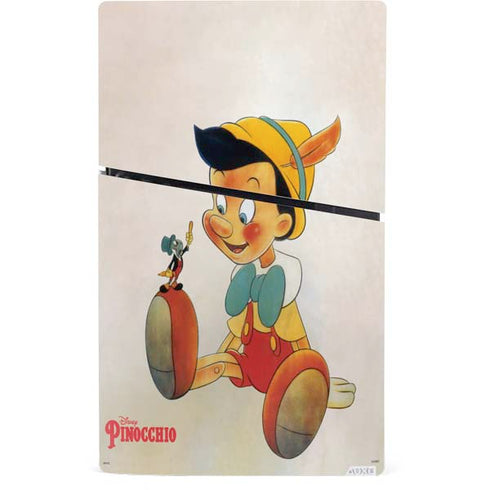 Disney Pinocchio Vintage Portrait PS5 Slim Digital Edition Bundle Skin