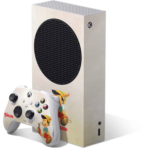 Disney Pinocchio Vintage Portrait Xbox Series S Bundle Skin