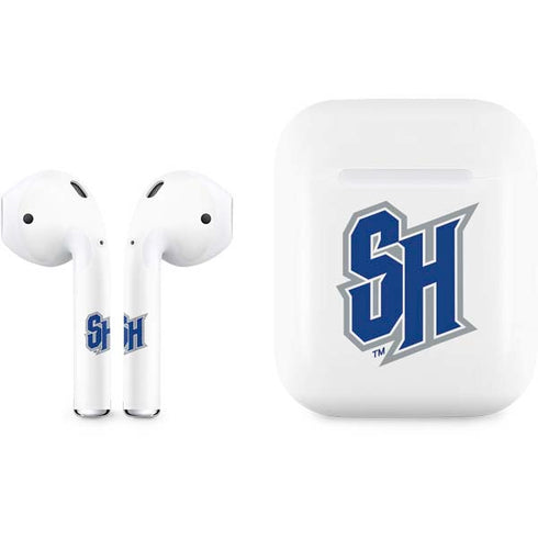 Seton Hall University Pirate Blue Apple AirPods Skin