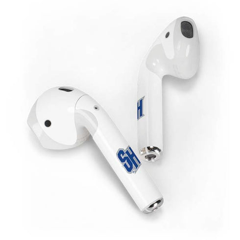 Seton Hall University Pirate Blue Apple AirPods Skin