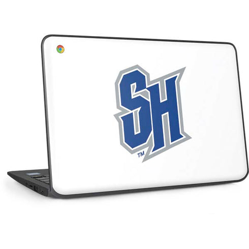 Seton Hall University Pirate Blue HP Chromebook Skin