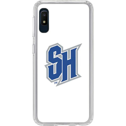 Seton Hall University Pirate Blue Galaxy A10e Clear Case
