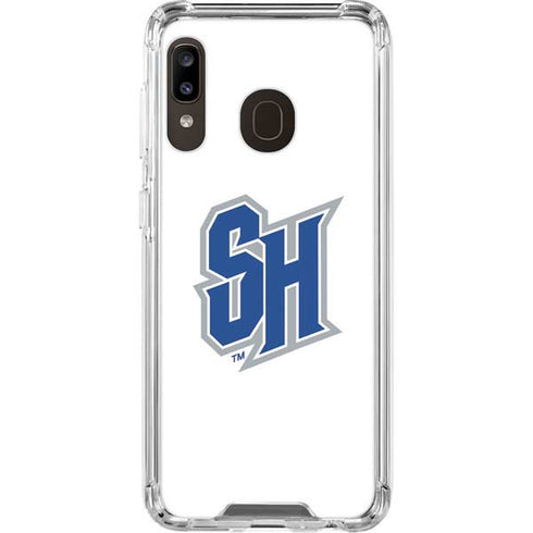 Seton Hall University Pirate Blue Galaxy A30 Clear Case