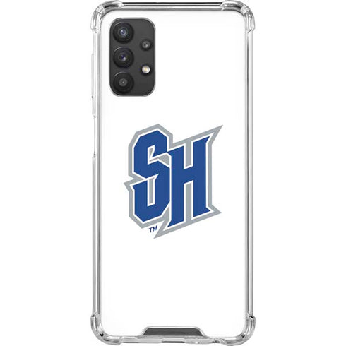 Seton Hall University Pirate Blue Galaxy A32 5G Clear Case