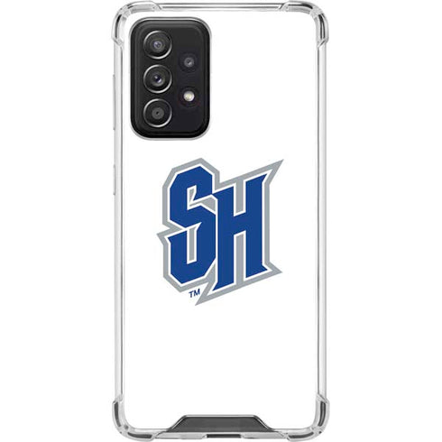 Seton Hall University Pirate Blue Galaxy A52 5G Clear Case