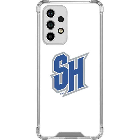 Seton Hall University Pirate Blue Galaxy A53 5G Clear Case