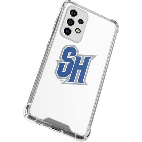 Seton Hall University Pirate Blue Galaxy A53 5G Clear Case