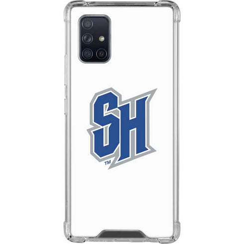 Seton Hall University Pirate Blue Galaxy A71 5G Clear Case