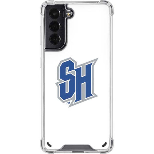 Seton Hall University Pirate Blue Galaxy S21 5G Clear Case