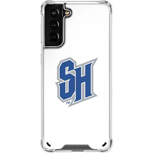 Seton Hall University Pirate Blue Galaxy S21 Plus 5G Clear Case