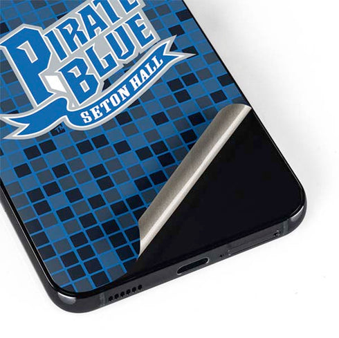 Seton Hall University Pirate Blue Galaxy S22 Skin