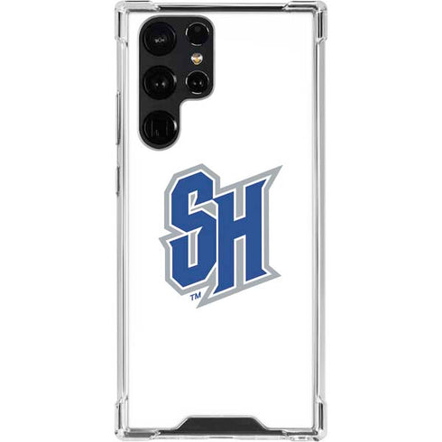 Seton Hall University Pirate Blue Galaxy S22 Ultra Clear Case