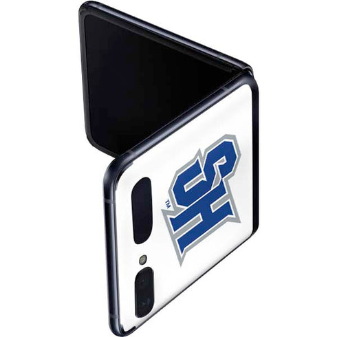 Seton Hall University Pirate Blue Galaxy Z Flip Skin
