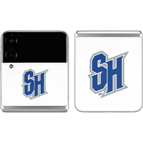 Seton Hall University Pirate Blue Galaxy Z Flip4 5G Skin