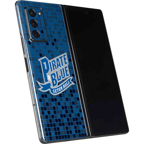 Seton Hall University Pirate Blue Galaxy Z Fold2 5G Skin