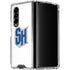 Seton Hall University Pirate Blue Galaxy Z Fold4 5G Clear Case