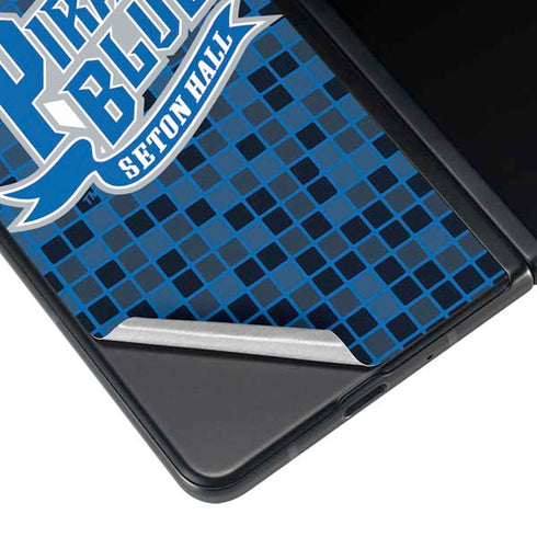 Seton Hall University Pirate Blue Galaxy Z Fold4 5G Skin