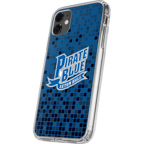 Seton Hall University Pirate Blue iPhone 11 Clear Case